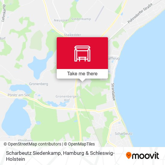 Scharbeutz Siedenkamp map