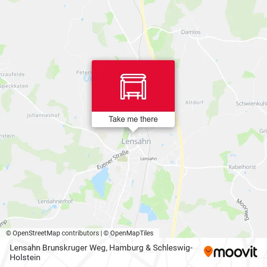 Карта Lensahn Brunskruger Weg