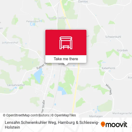 Карта Lensahn Schwienkuhler Weg