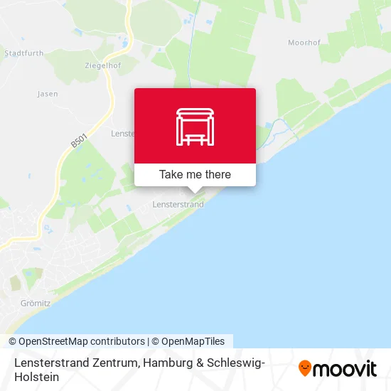 Карта Lensterstrand Zentrum