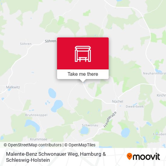 Malente-Benz Schwonauer Weg map