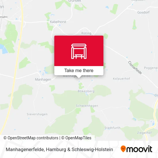 Карта Manhagenerfelde