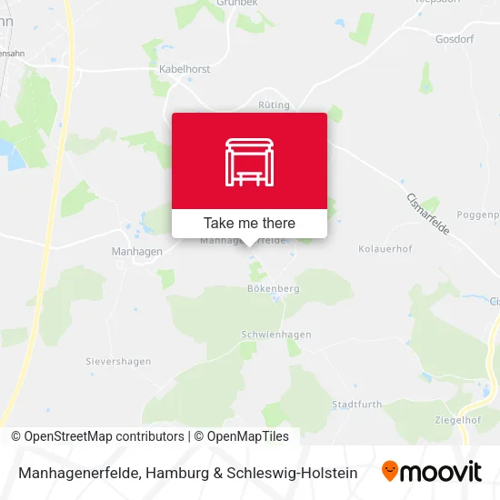 Карта Manhagenerfelde
