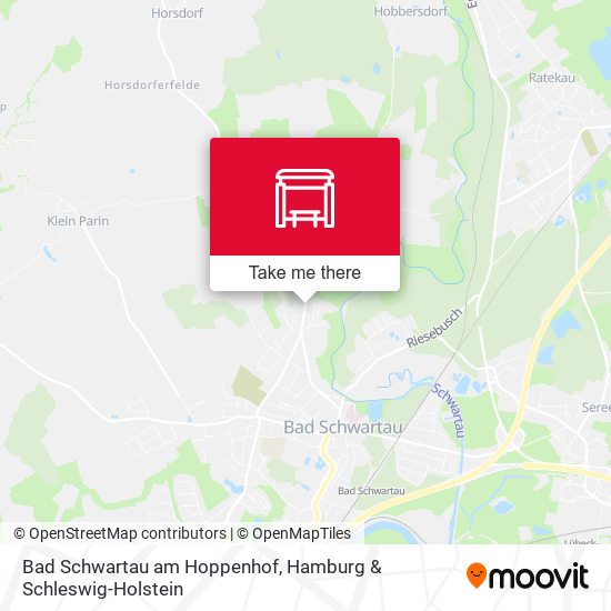 Bad Schwartau am Hoppenhof map