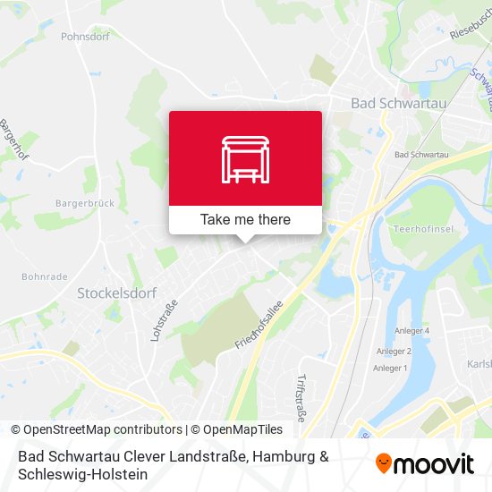 Bad Schwartau Clever Landstraße map