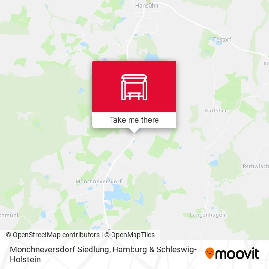 Карта Mönchneversdorf Siedlung