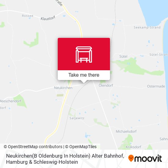 Neukirchen(B Oldenburg In Holstein) Alter Bahnhof map