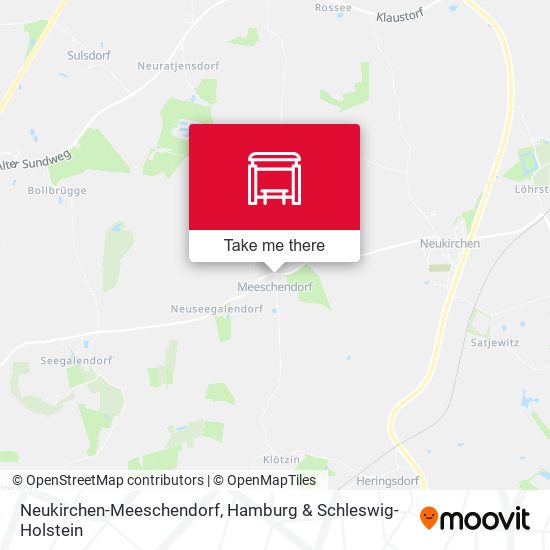 Neukirchen-Meeschendorf map