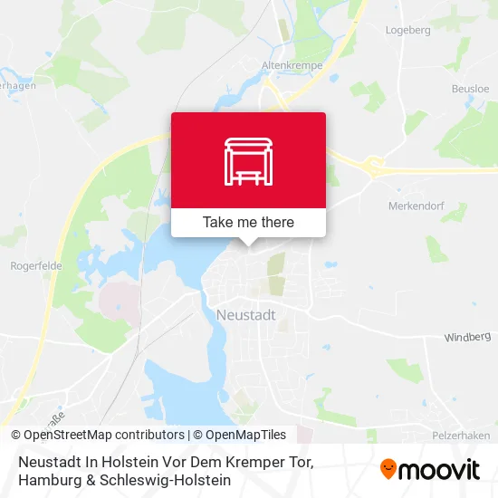 Карта Neustadt In Holstein Vor Dem Kremper Tor