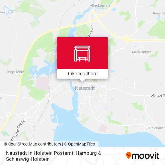 Карта Neustadt In Holstein Postamt