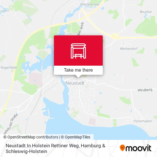 Карта Neustadt In Holstein Rettiner Weg