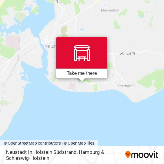 Карта Neustadt In Holstein Südstrand
