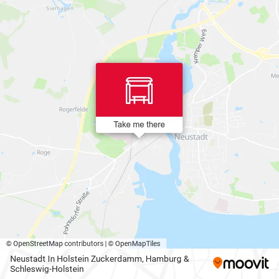 Карта Neustadt In Holstein Zuckerdamm