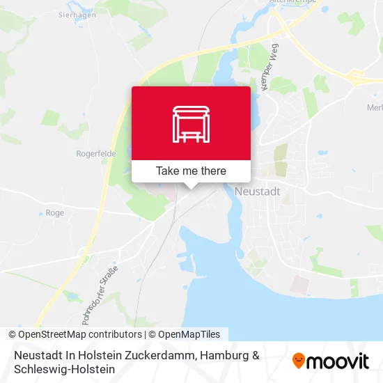 Карта Neustadt In Holstein Zuckerdamm