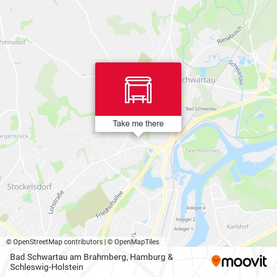 Bad Schwartau am Brahmberg map