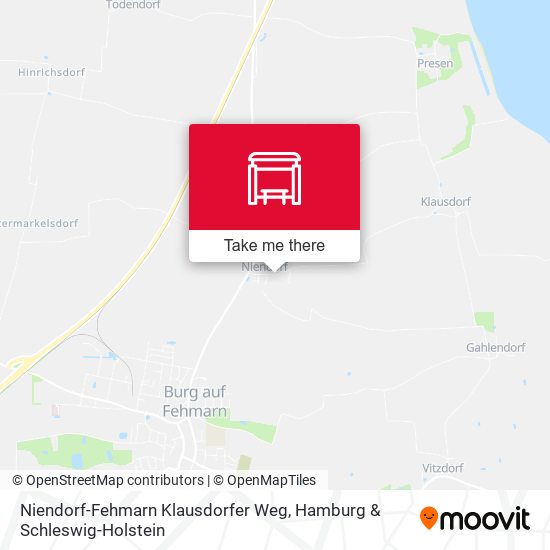 Niendorf-Fehmarn Klausdorfer Weg map