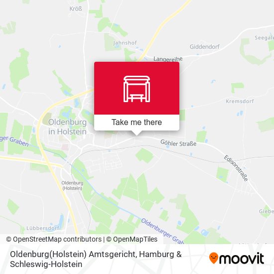 Oldenburg(Holstein) Amtsgericht map