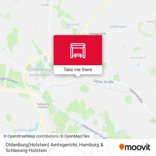 Карта Oldenburg(Holstein) Amtsgericht