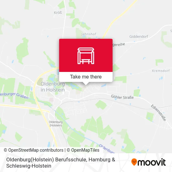 Карта Oldenburg(Holstein) Berufsschule