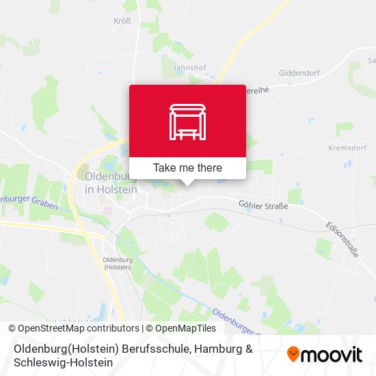 Oldenburg(Holstein) Berufsschule map