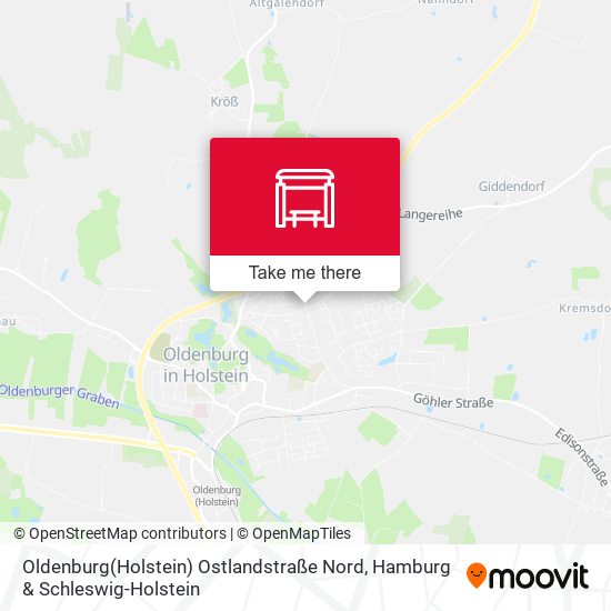 Oldenburg(Holstein) Ostlandstraße Nord map