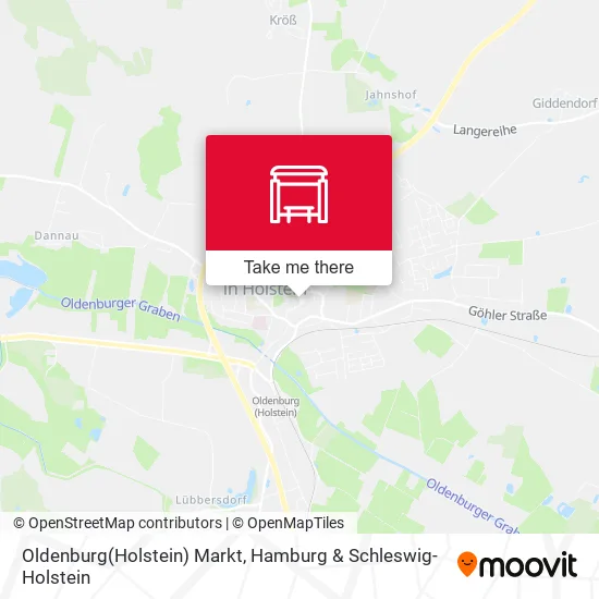 Карта Oldenburg(Holstein) Markt