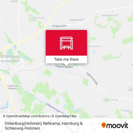 Oldenburg(Holstein) Rehkamp map