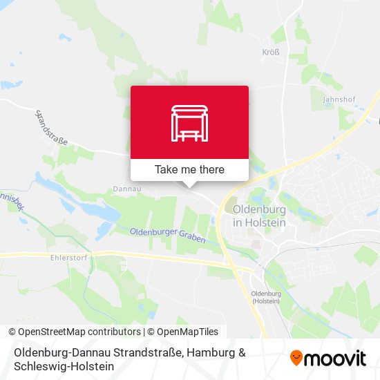 Oldenburg-Dannau Strandstraße map