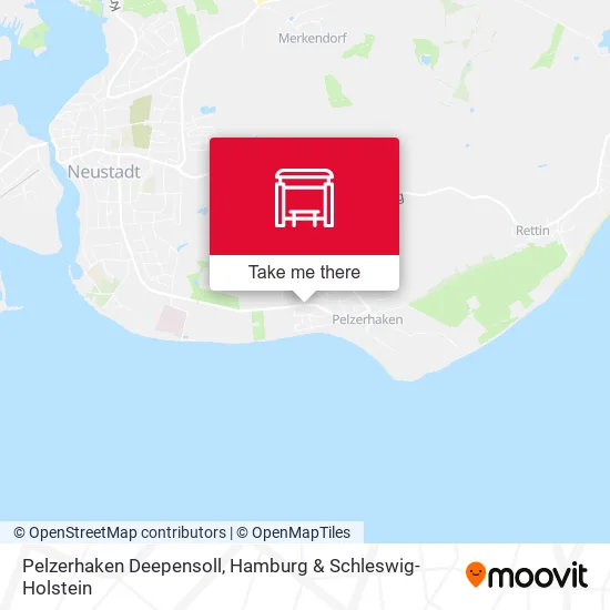 Карта Pelzerhaken Deepensoll