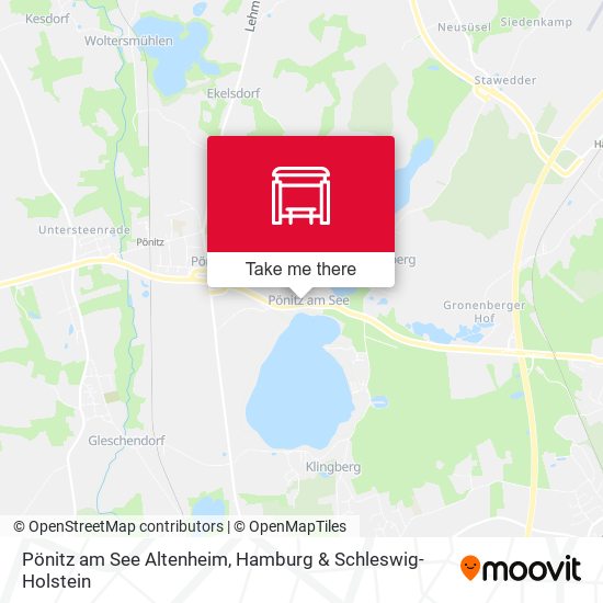 Pönitz am See Altenheim map