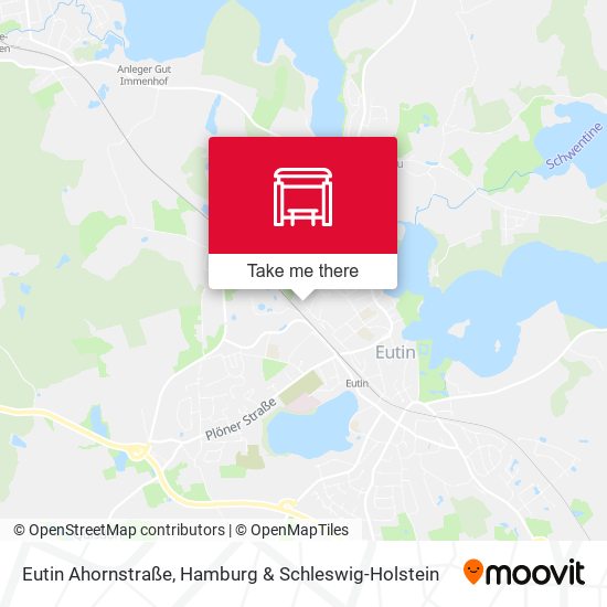 Eutin Ahornstraße map