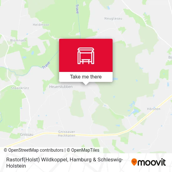 Rastorf(Holst) Wildkoppel map