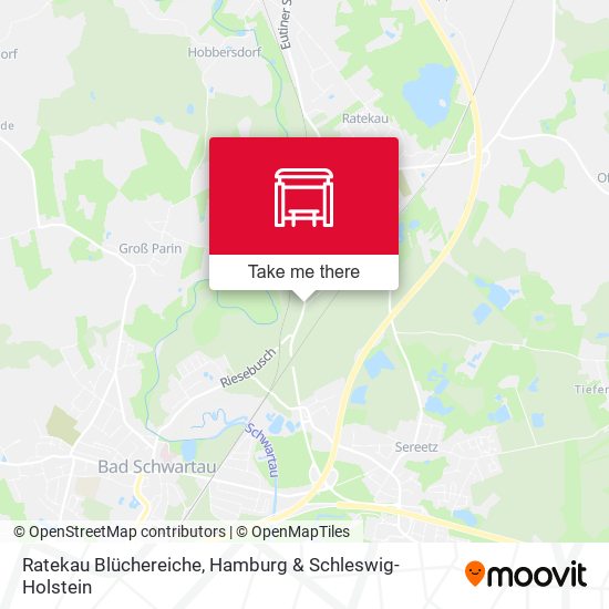 Ratekau Blüchereiche map