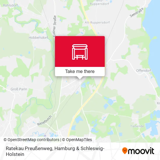 Карта Ratekau Preußenweg