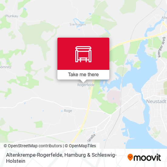 Altenkrempe-Rogerfelde map