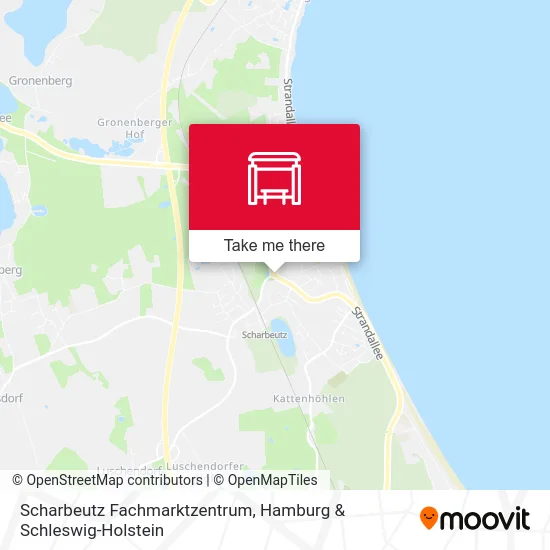 Карта Scharbeutz Fachmarktzentrum