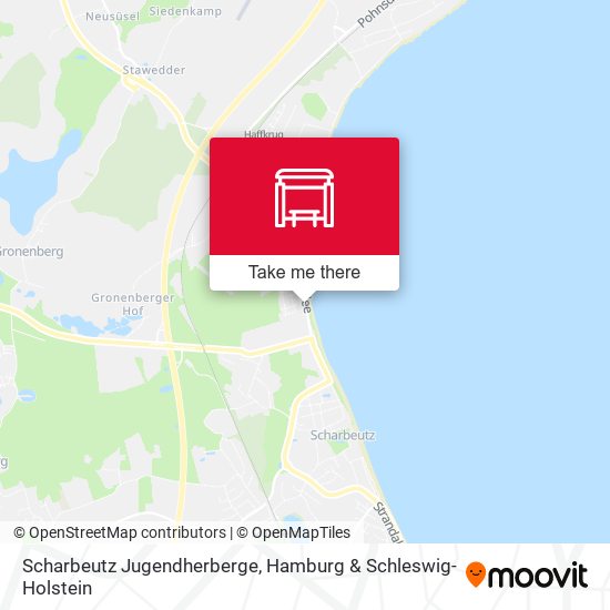 Scharbeutz Jugendherberge map