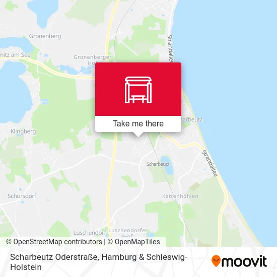 Карта Scharbeutz Oderstraße