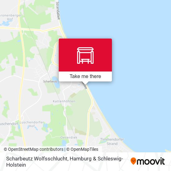 Карта Scharbeutz Wolfsschlucht
