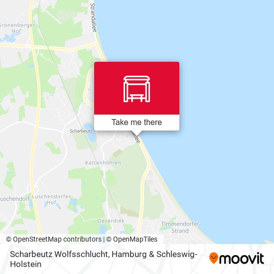 Scharbeutz Wolfsschlucht map