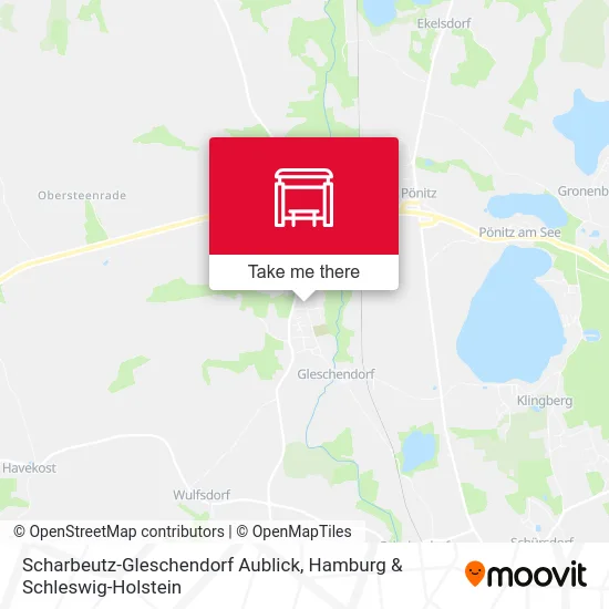 Карта Scharbeutz-Gleschendorf Aublick