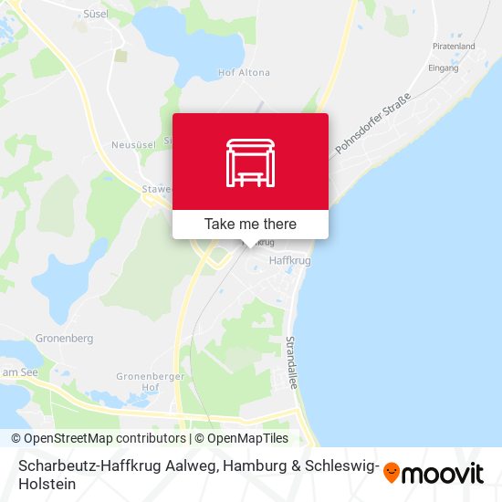 Scharbeutz-Haffkrug Aalweg map