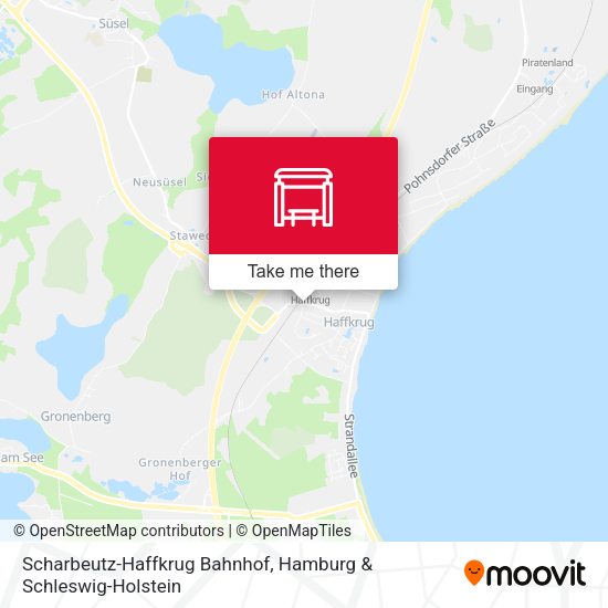 Scharbeutz-Haffkrug Bahnhof map