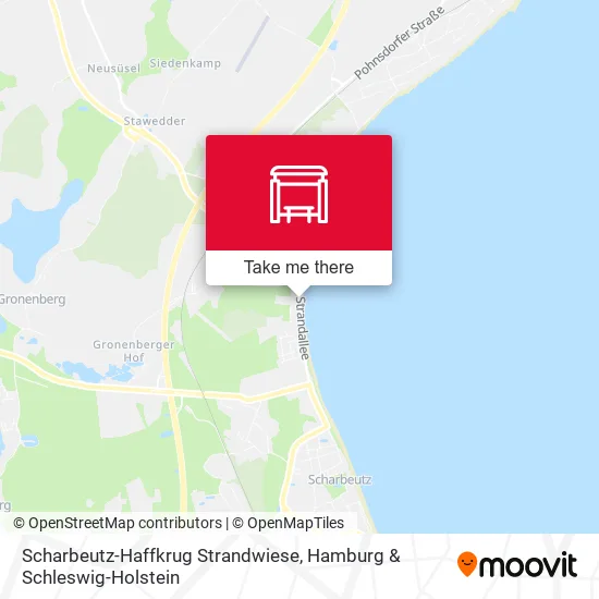 Карта Scharbeutz-Haffkrug Strandwiese