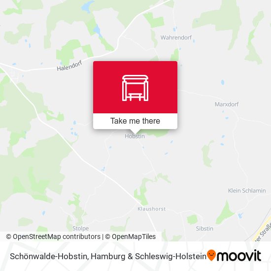 Schönwalde-Hobstin map