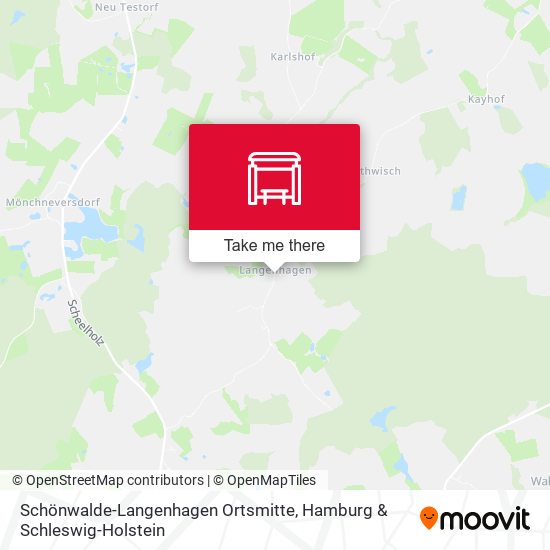 Schönwalde-Langenhagen Ortsmitte map