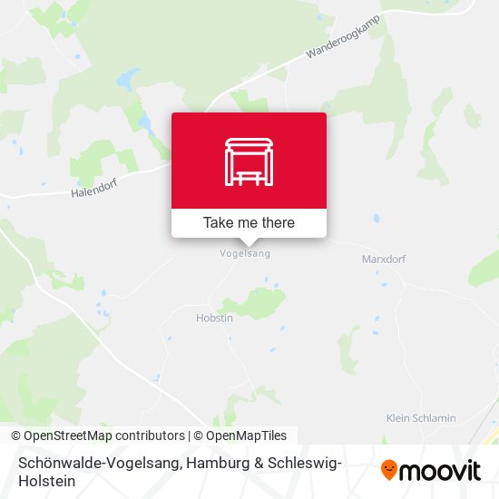 Schönwalde-Vogelsang map