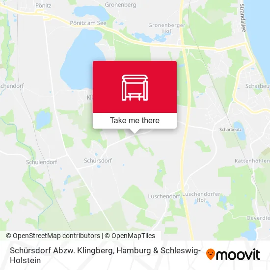 Карта Schürsdorf Abzw. Klingberg
