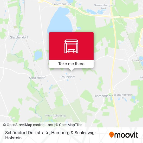 Schürsdorf Dorfstraße map