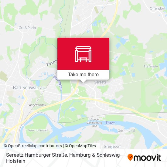 Sereetz Hamburger Straße map